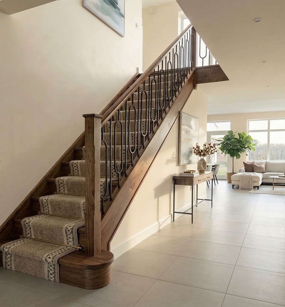 Walnut Stair Parts